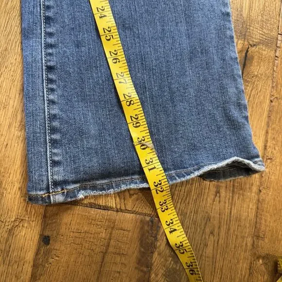 American Eagle Favorite Boyfriend Jeans Womens Sz 14 Y2K Low Rise Boot Cut - Picture 5 of 7